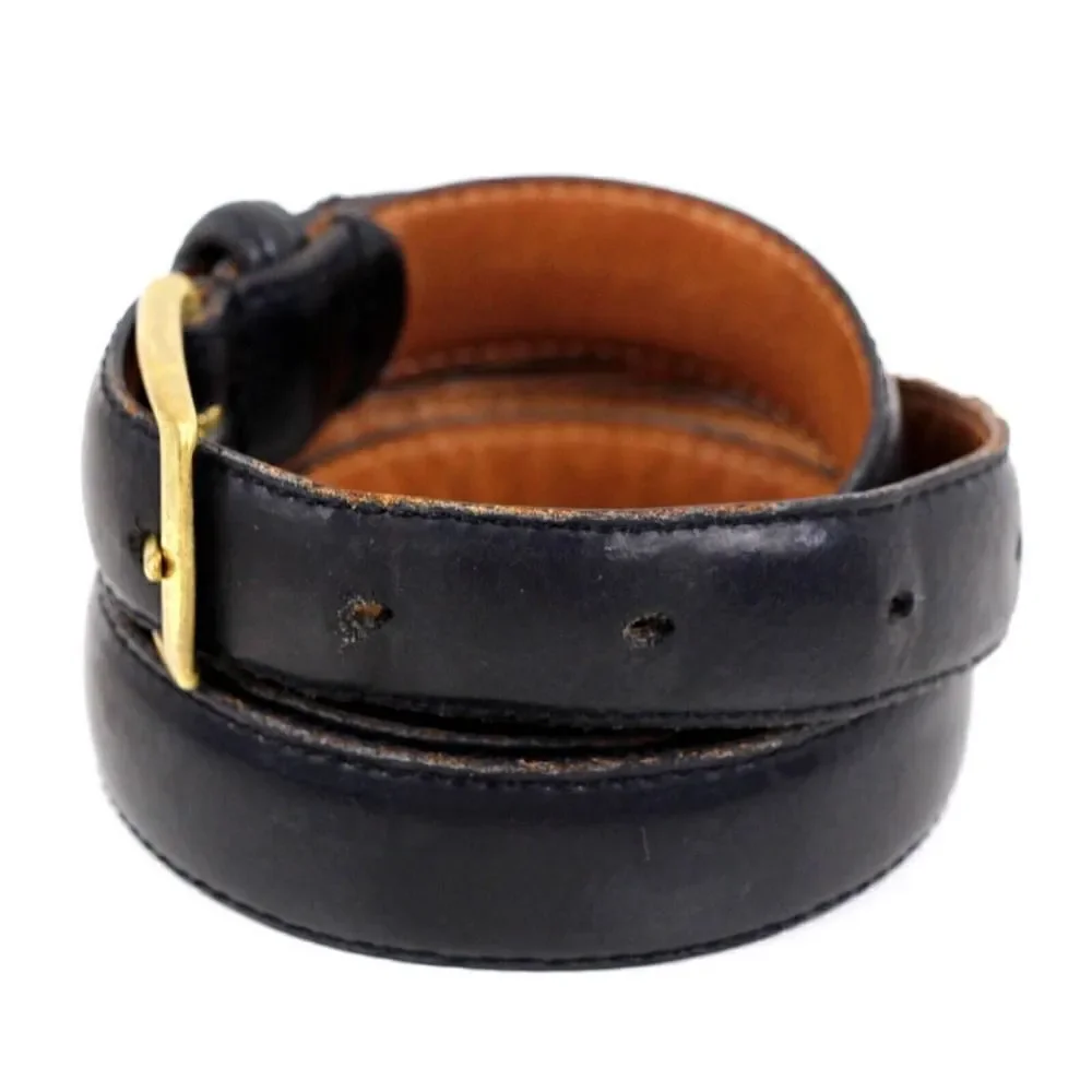 Vintage BLACK GENUINE LEATHER 1